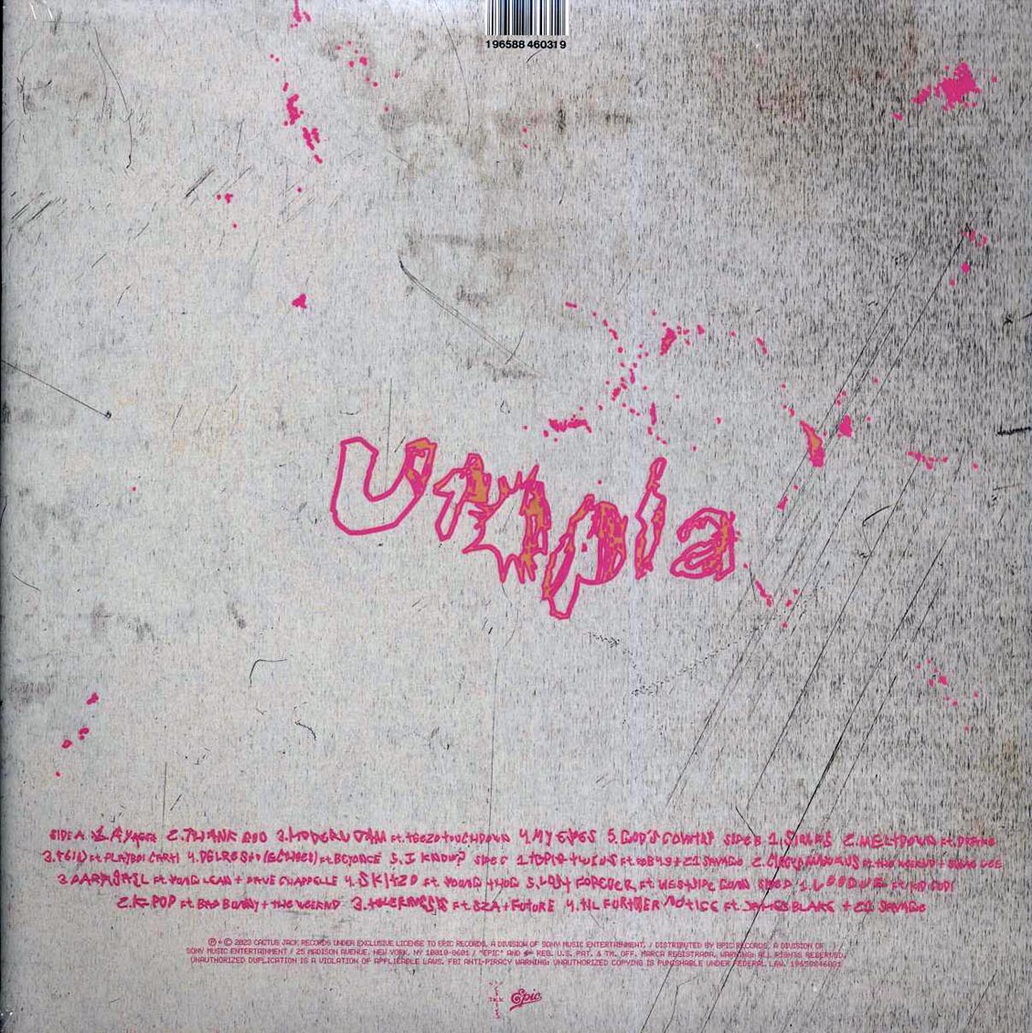 Travis Scott - Utopia (2xLP) - Vinyl LP, LP