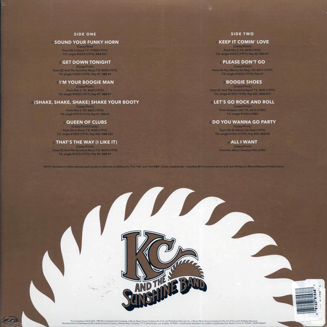 KC & The Sunshine Band - The Best Of KC & The Sunshine Band (ltd. ed.) (yellow vinyl) - Vinyl LP, LP
