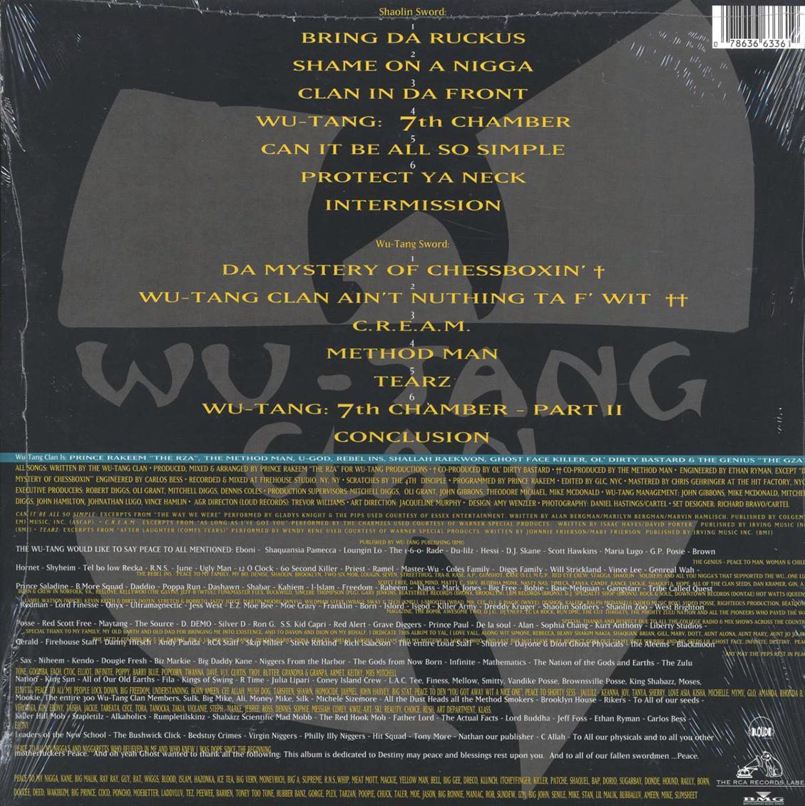 Wu-Tang Clan - Enter The Wu-Tang Clan: 36 Chambers - Vinyl LP, LP