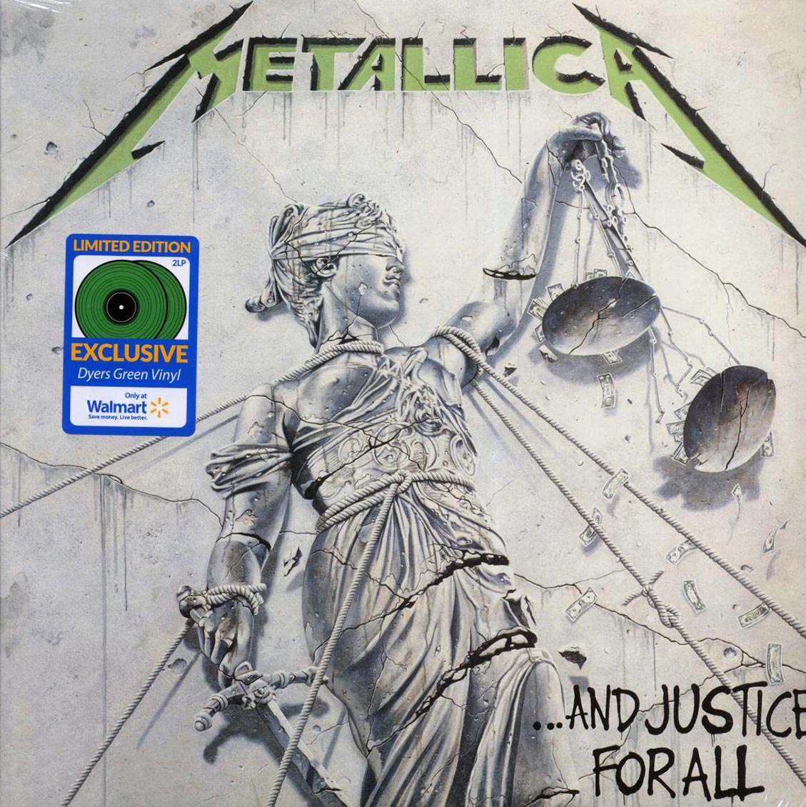 Metallica - And Justice For All (ltd. ed.) (2xLP) (180g) (green vinyl) (remastered) - Vinyl LP