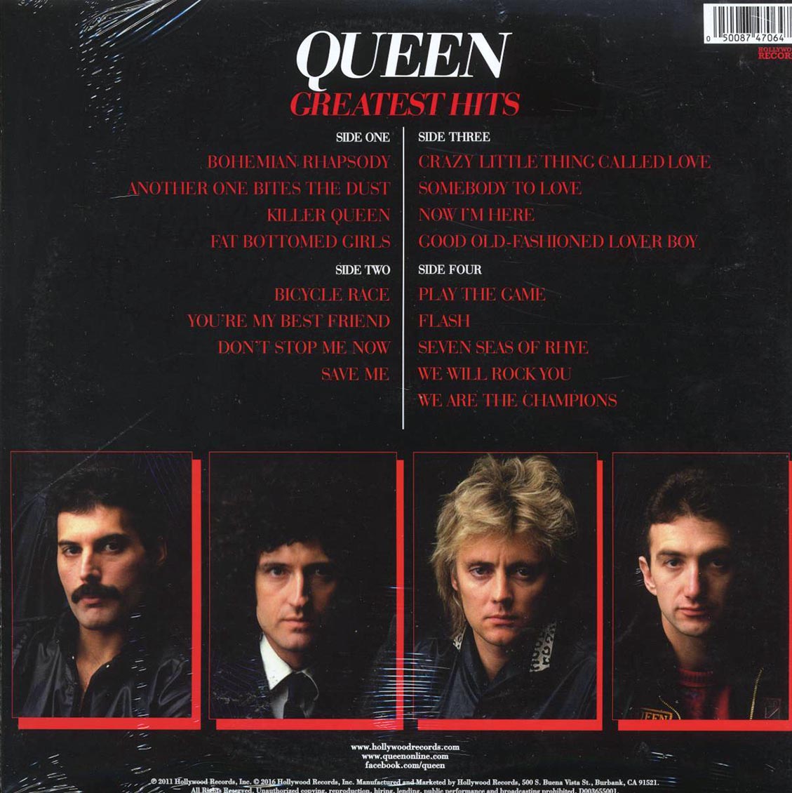 Queen - Greatest Hits (2xLP) (red/white vinyl) - Vinyl LP, LP