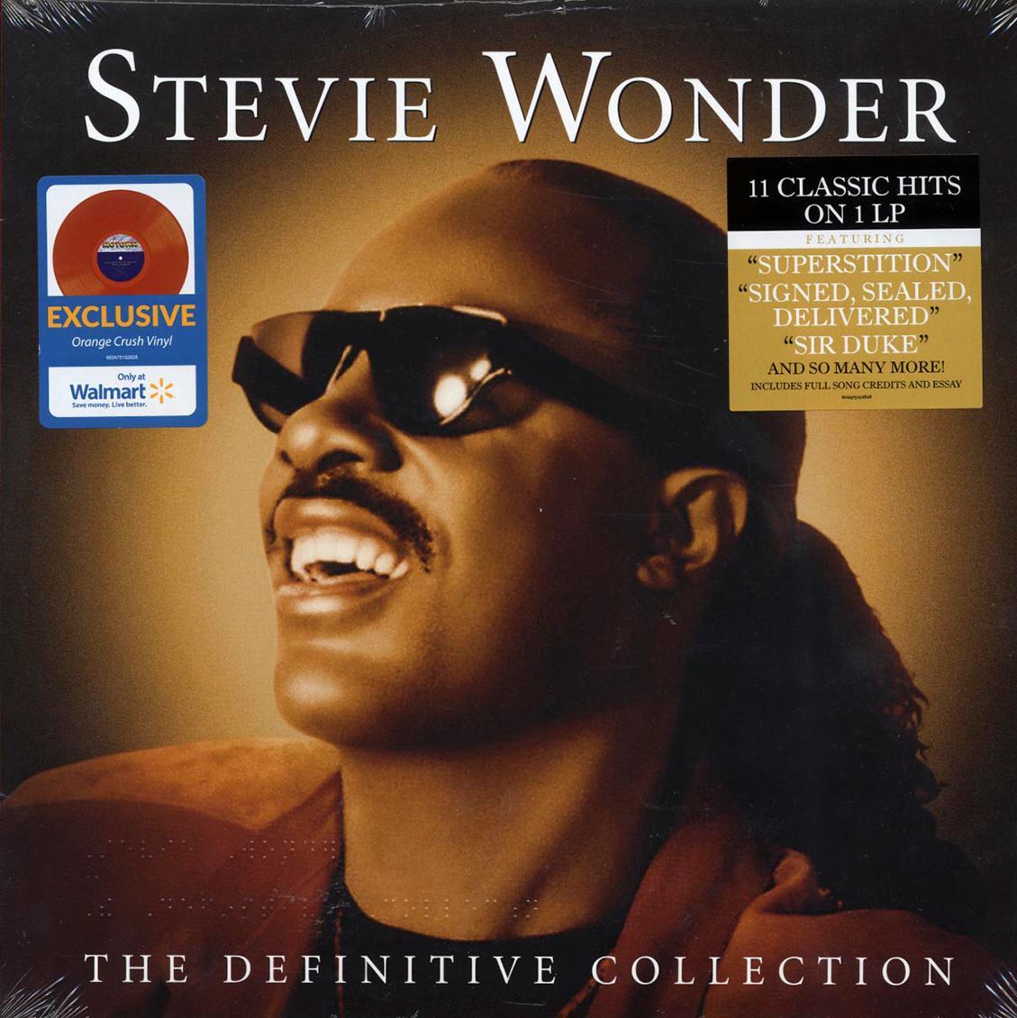 Stevie Wonder - The Definitive Collection (orange vinyl) - Vinyl LP