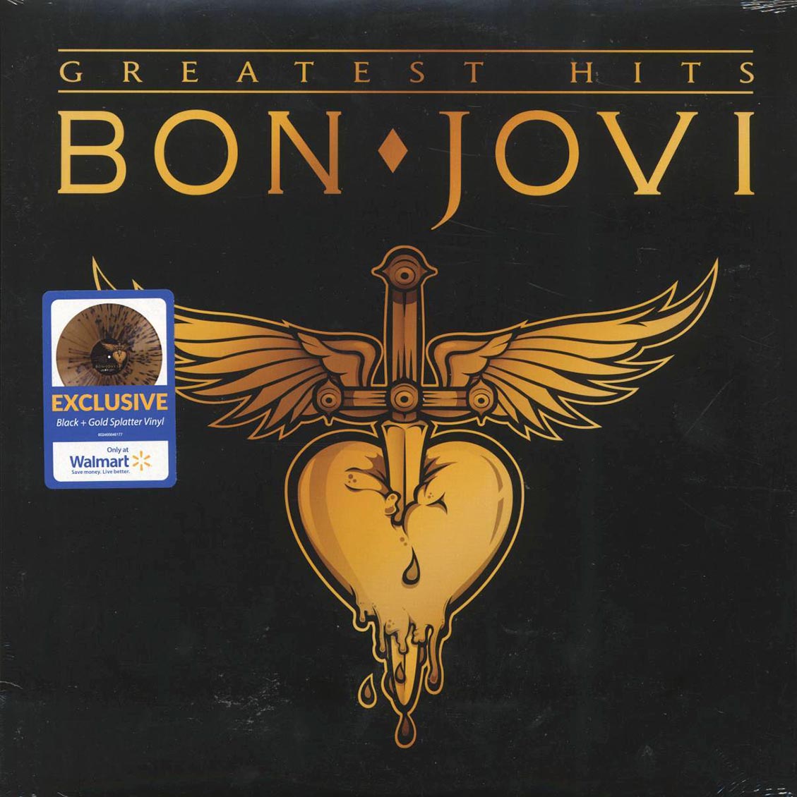 Bon Jovi - Greatest Hits (black/gold splatter vinyl) - Vinyl LP