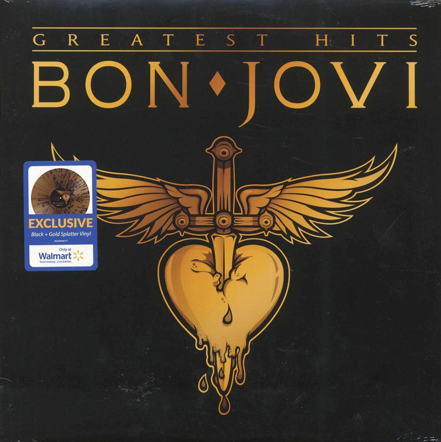 Bon Jovi - Greatest Hits (black/gold splatter vinyl) - Vinyl LP, LP