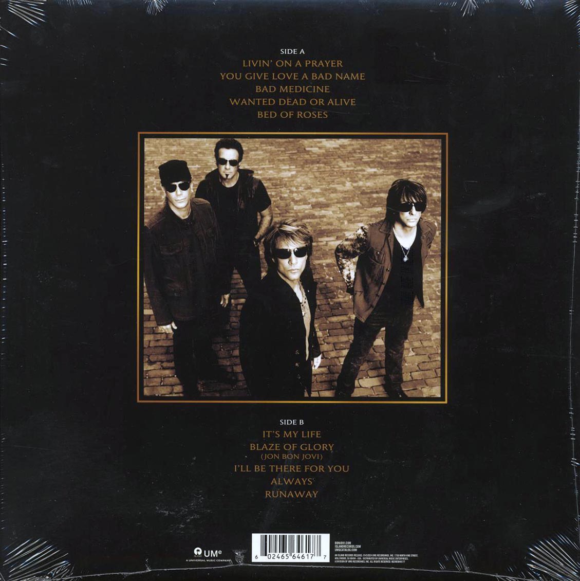 Bon Jovi - Greatest Hits (black/gold splatter vinyl) - Vinyl LP, LP