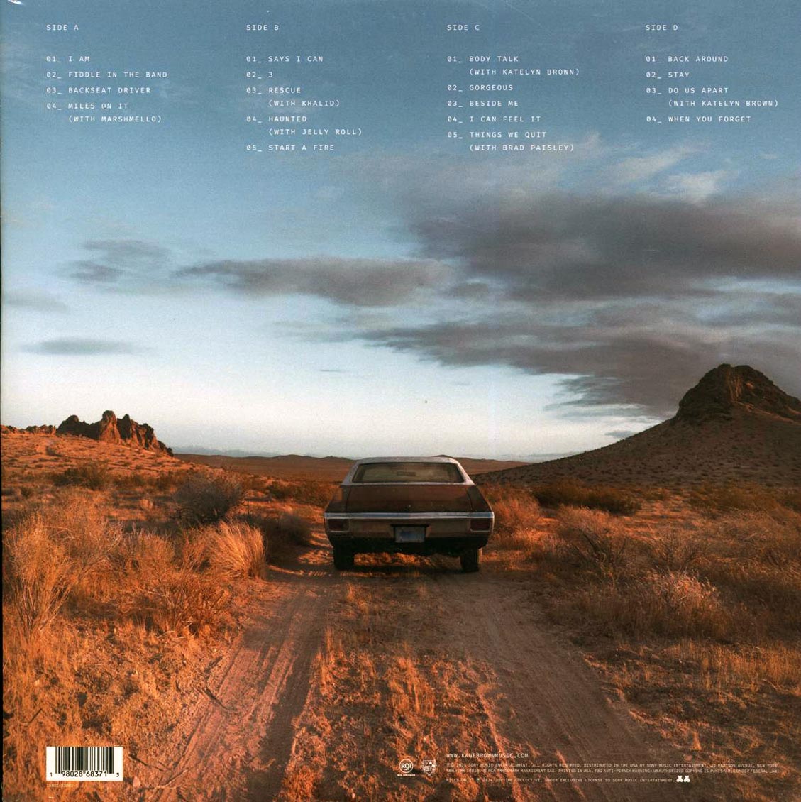 Kane Brown - The High Road (ltd. ed.) (2xLP) (desert sky vinyl) - Vinyl LP, LP
