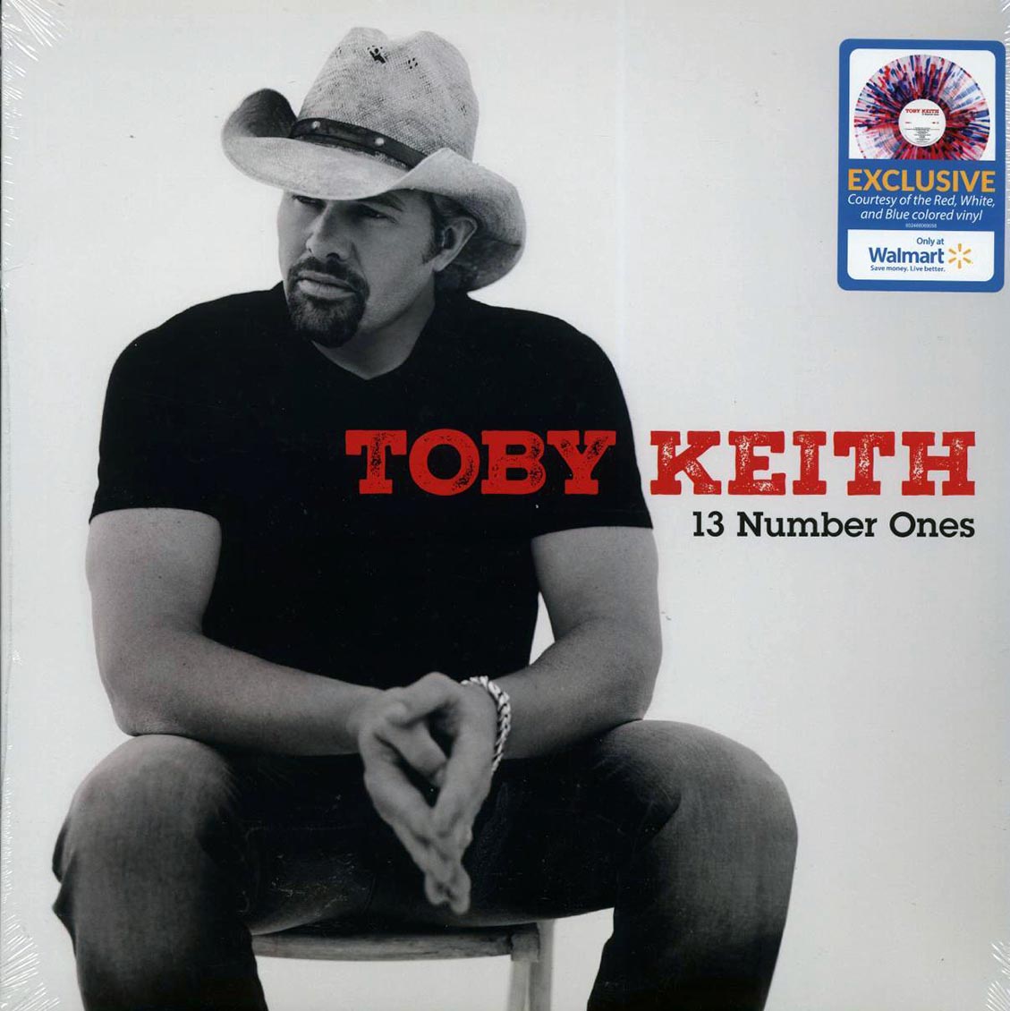 Toby Keith - 13 Number Ones (red/white/blue vinyl) - Vinyl LP