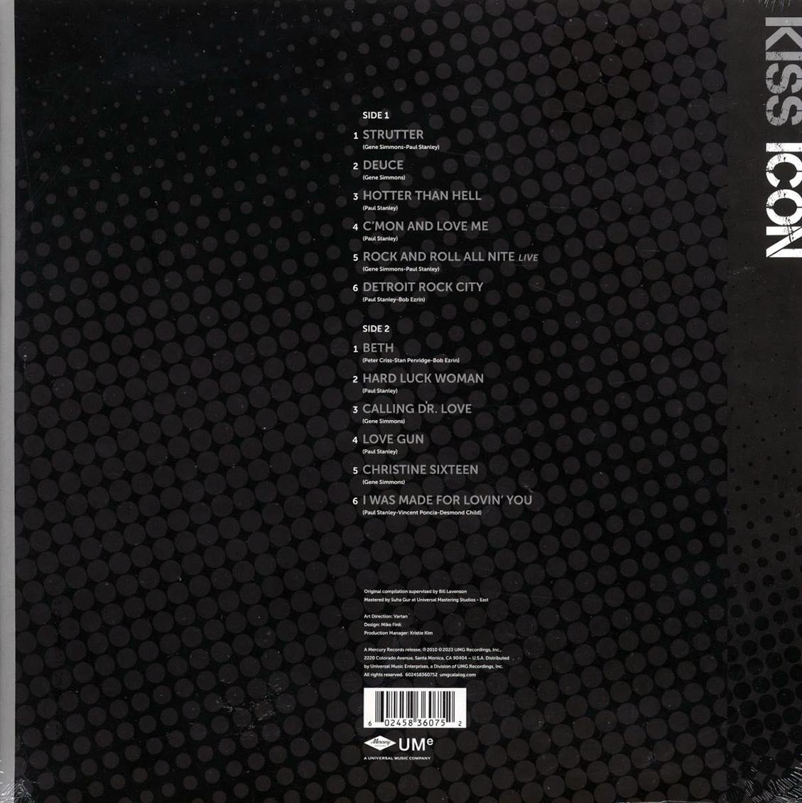 Kiss - Icon (silver/black vinyl) - Vinyl LP, LP