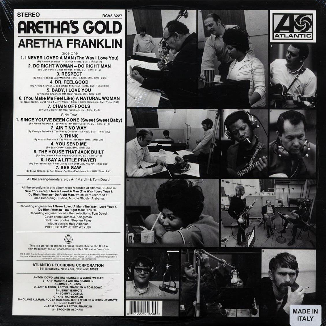 Aretha Franklin - Aretha's Gold (lemon/lime vinyl) - Vinyl LP, LP