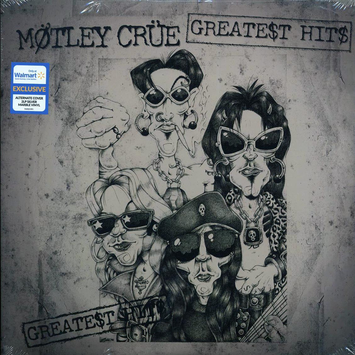 Motley Crue - Greatest Hits (2xLP) (silver vinyl) - Vinyl LP