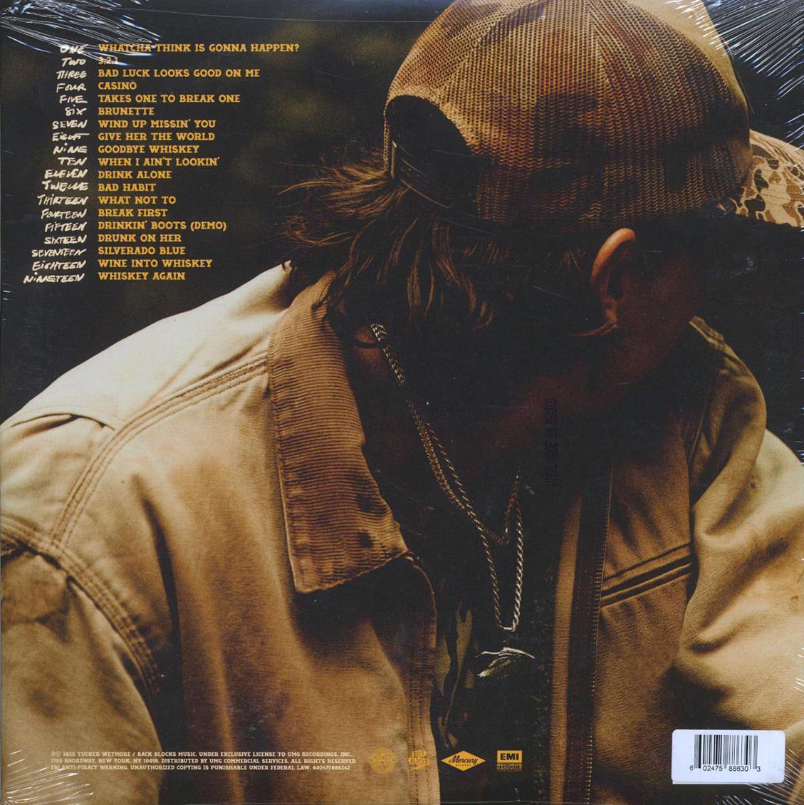 Tucker Wetmore - What Not To (vintage bottle vinyl) - Vinyl LP, LP