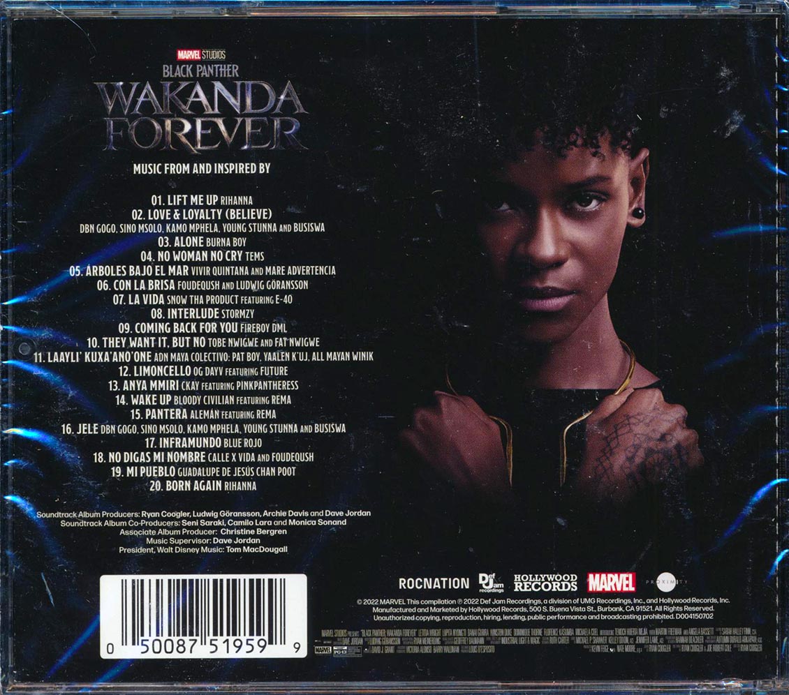 Rihanna, Burna Boy, Tems, Future, Etc. - Music From And Inspired By Black Panther: Wakanda Forever - CD, CD