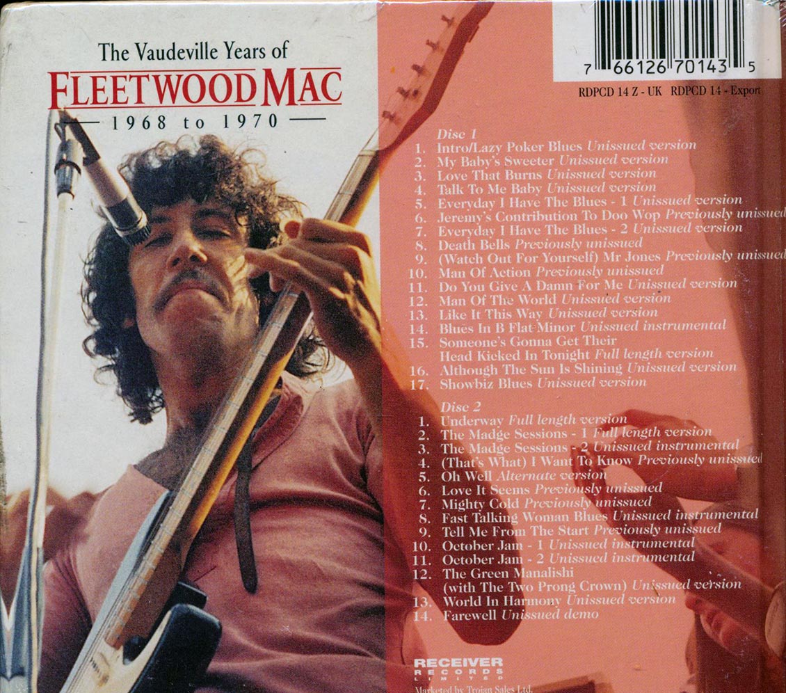 Fleetwood Mac - The Vaudeville Years Of Fleetwood Mac: 1968 To 1970 (casebound set) (31 tracks) (2xCD) (incl. large booklet) - CD, CD