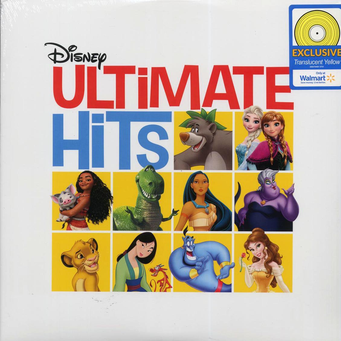 Elton John, Julie Andrews, Cliff Edwards, Etc. - Disney Ultimate Hits (yellow vinyl) - Vinyl LP