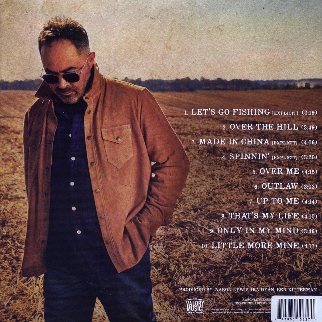 Aaron Lewis - The Hill (Artist Webstore Exclusive Variant) (ltd. ed.) (ghostly translucent tan & clear vinyl) - Vinyl LP, LP