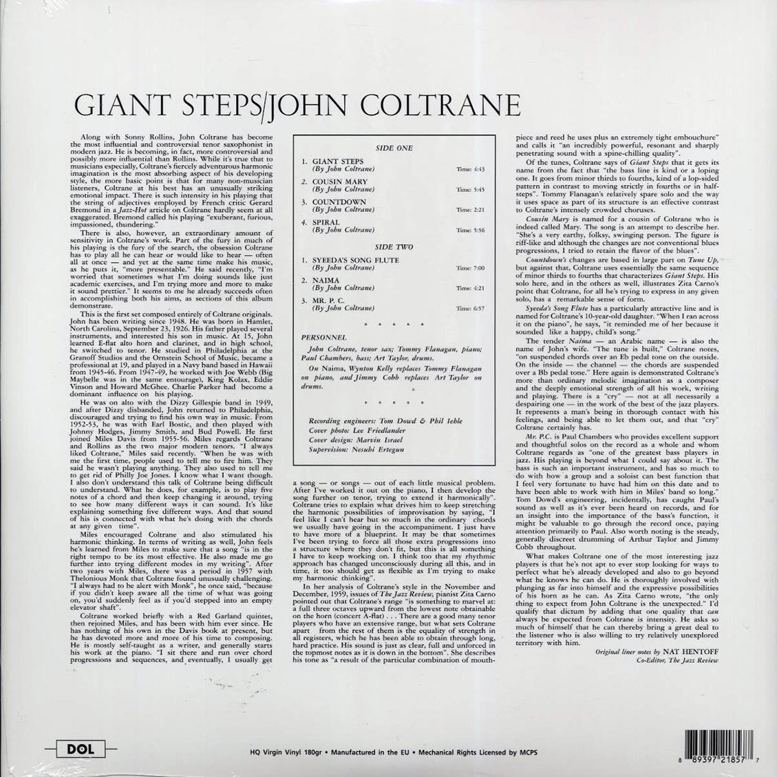John Coltrane - Giant Steps (180g) - Vinyl LP, LP