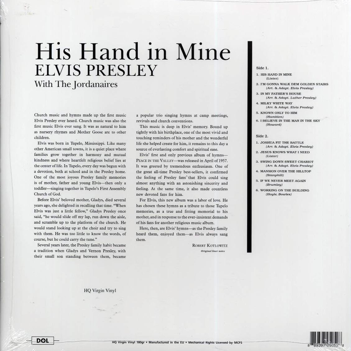 Elvis Presley - His Hand In Mine (colored vinyl) - Vinyl LP, LP