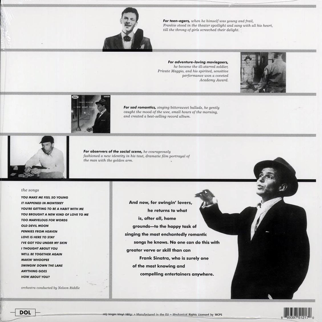 Frank Sinatra - Songs For Swingin' Lovers! (180g) - Vinyl LP, LP