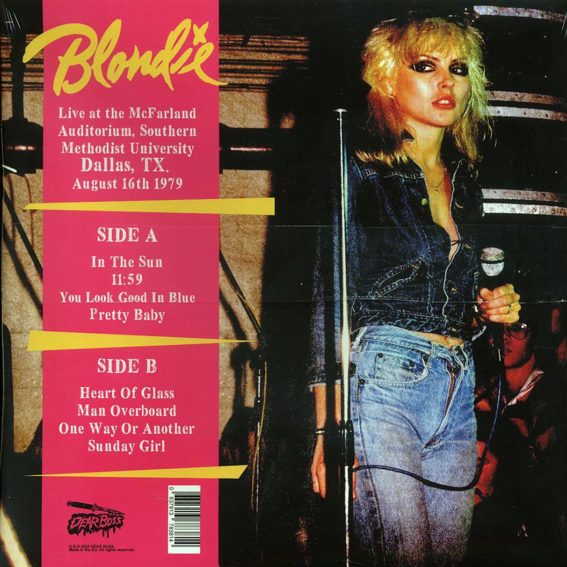 Blondie - 11:59, Dallas Texas (ltd. 300 copies made) (pink vinyl) - Vinyl LP, LP