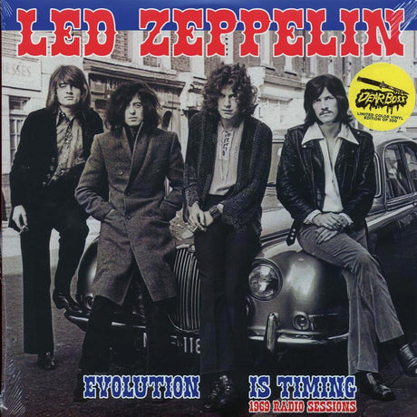 Led Zeppelin - Evolution Is Timing: 1969 Radio Sessions (ltd. 300 copies made) (2xLP) (blue vinyl) - Vinyl LP, LP