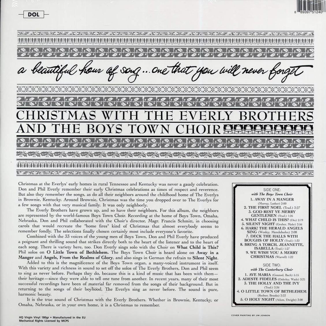 The Everly Brothers - Christmas With The Everly Brothers & The Boys Town Choir (colored vinyl) - Vinyl LP, LP