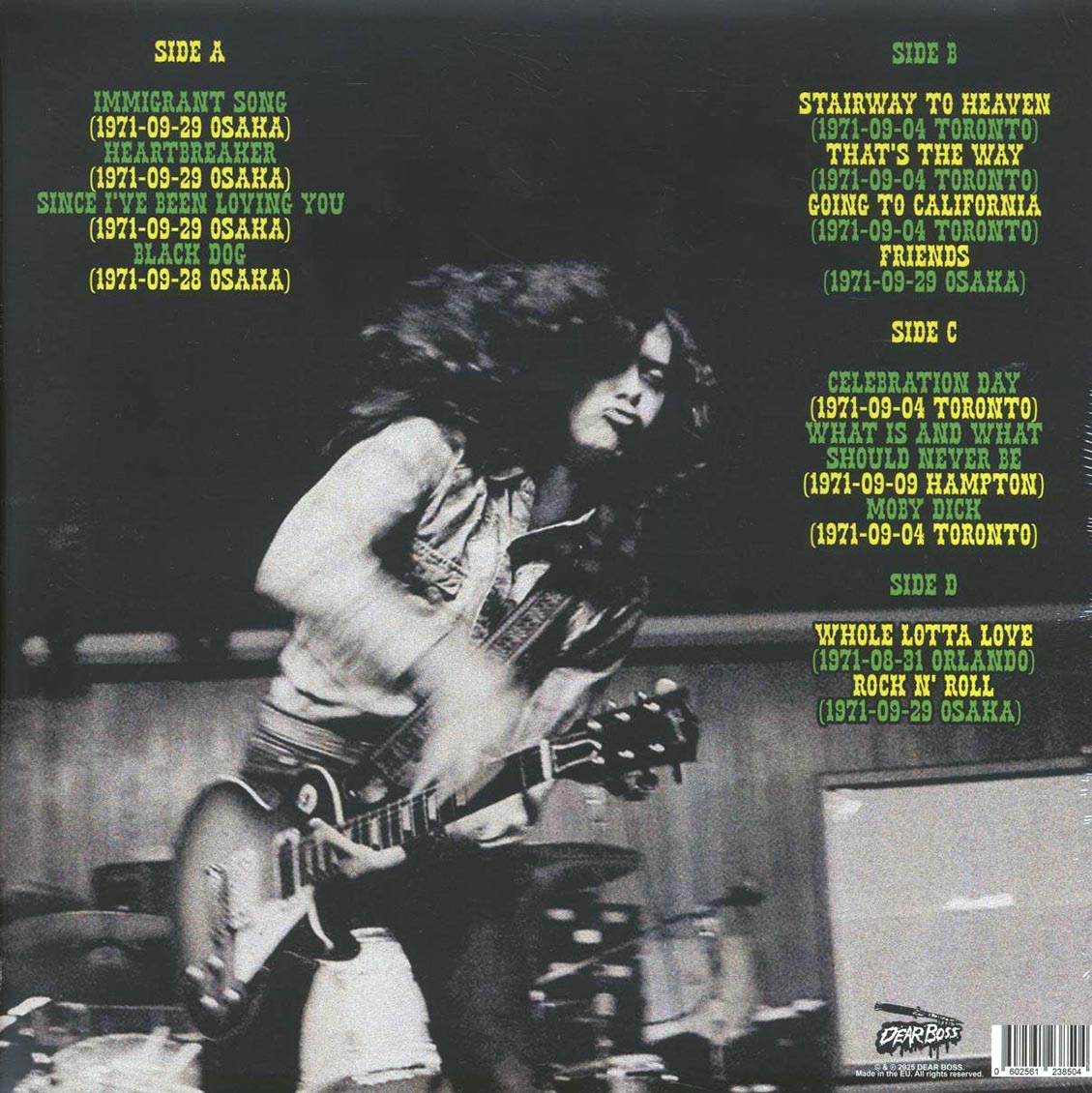 Led Zeppelin - Evolution Is Timing: 1971 Radio Sessions (ltd. 300 copies made) (2xLP) (colored vinyl) - Vinyl LP, LP