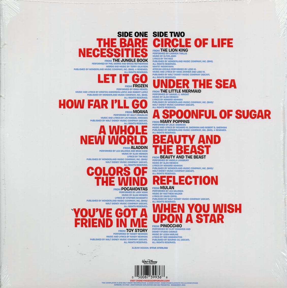 Elton John, Julie Andrews, Cliff Edwards, Etc. - Disney Ultimate Hits - Vinyl LP, LP