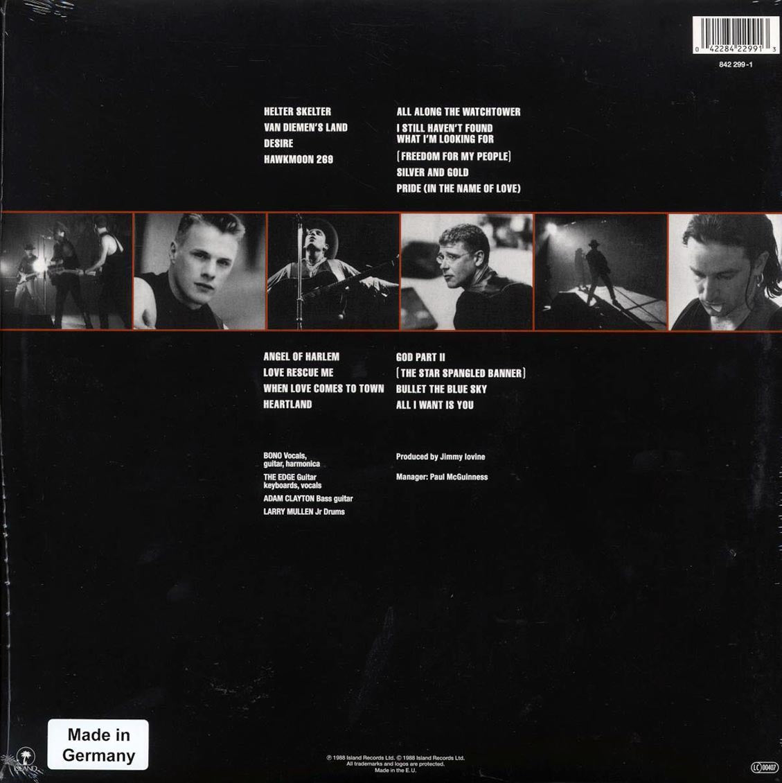U2 - Rattle And Hum (2xLP) (180g) - Vinyl LP, LP