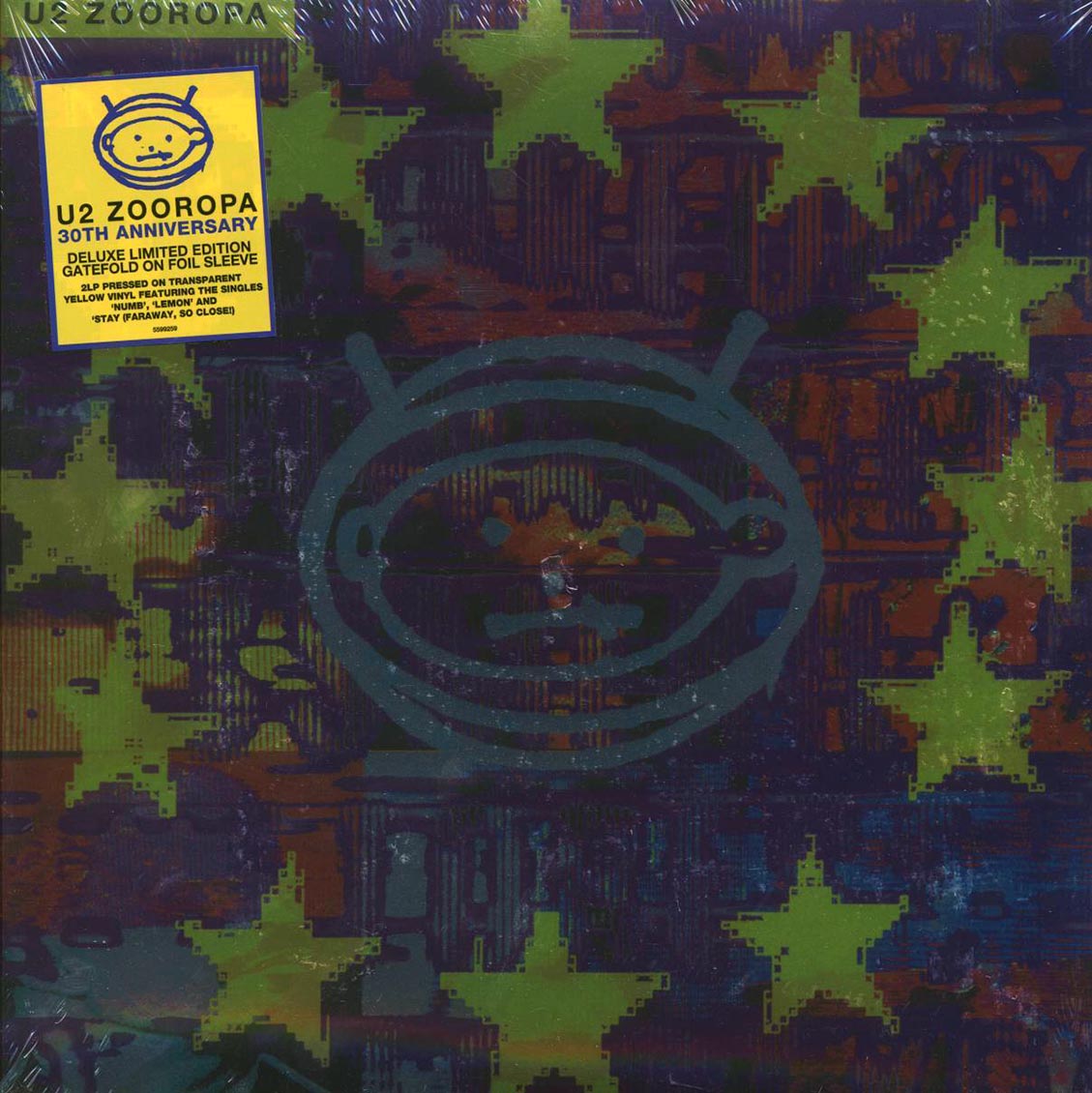 U2 - Zooropa (30th Anniv. Ed.) (ltd. ed.) (2xLP) (yellow vinyl) (deluxe edition) - Vinyl LP