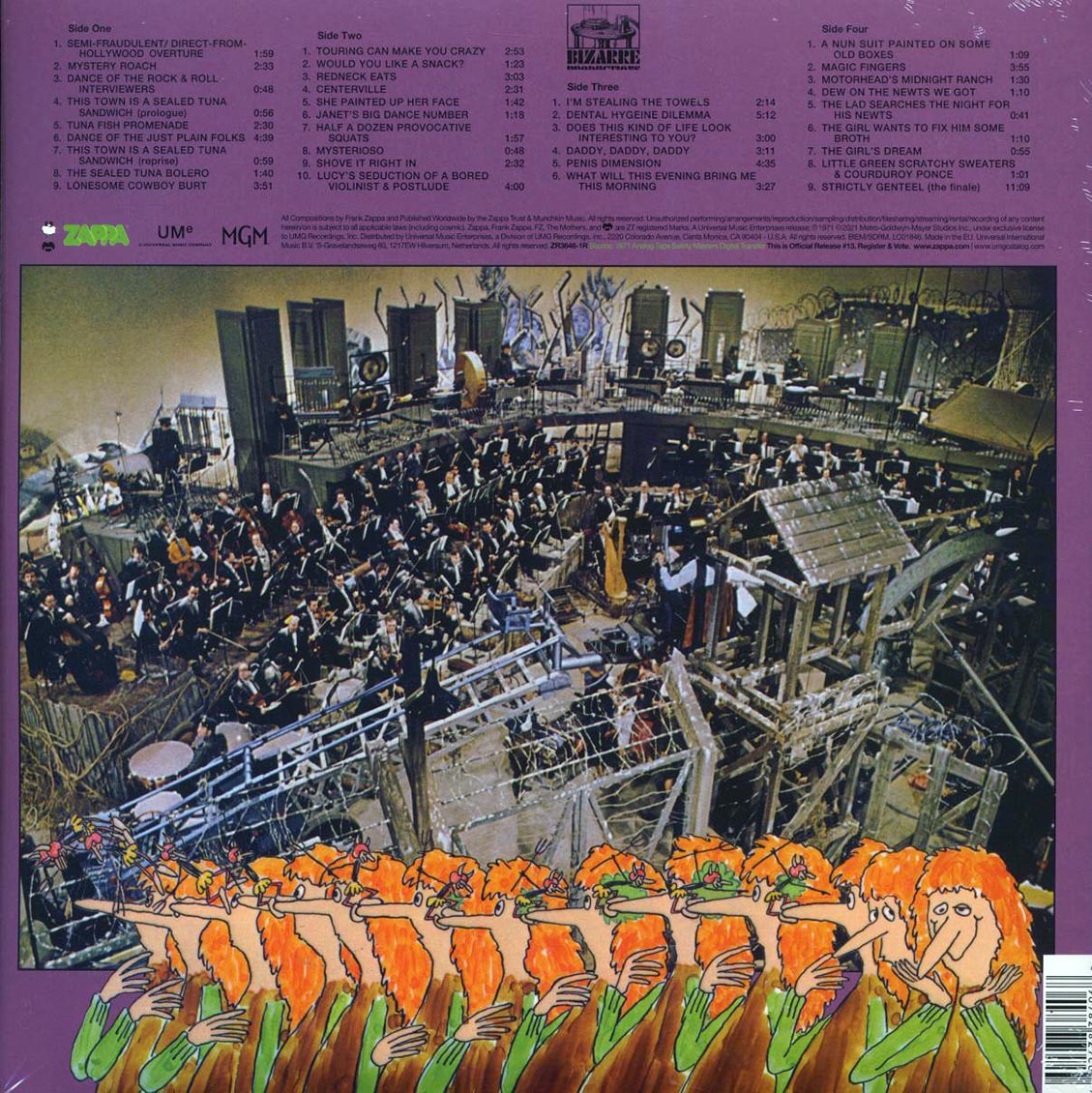 Frank Zappa - 200 Motels (ltd. ed.) (180g) (remastered) (red vinyl) - Vinyl LP, LP