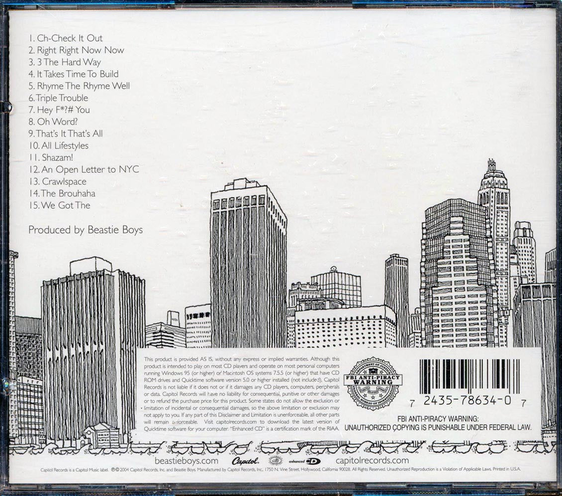 The Beastie Boys - To The 5 Boroughs - CD, CD