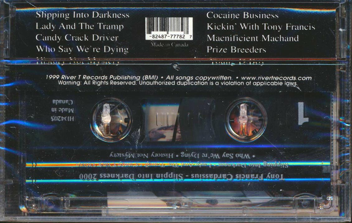 Tony Francis Cardassius - Slippin Into Darkness 2000 - TAPE, TAPE