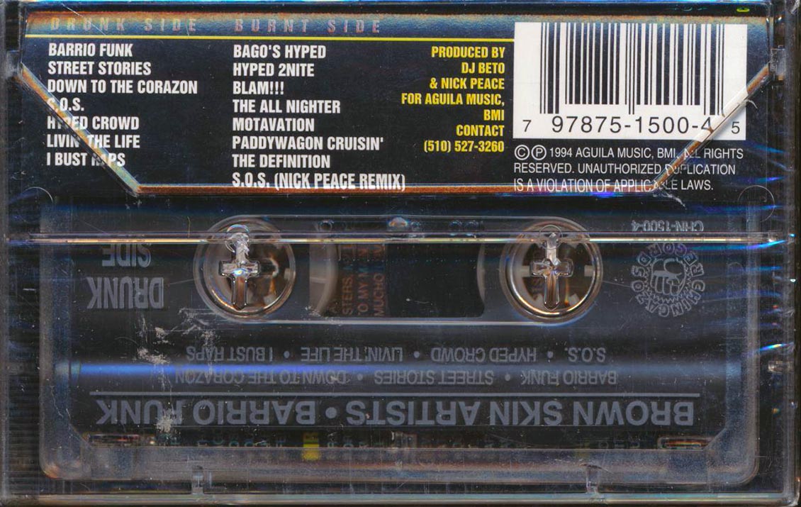 Brown Skin Artists - Barrio Funk - TAPE, TAPE