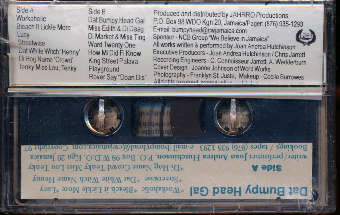 Joan Andrea Hutchinson - Dat Bumpy Head Gal: Jamaican Comedy To The Max - TAPE, TAPE