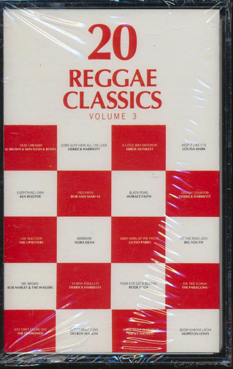 Derrick Harriott, Ken Boothe, Nora Dean, The Uspetters, The Paragons, Etc. - 20 Reggae Classics Volume 3 (orig. press) - TAPE, TAPE