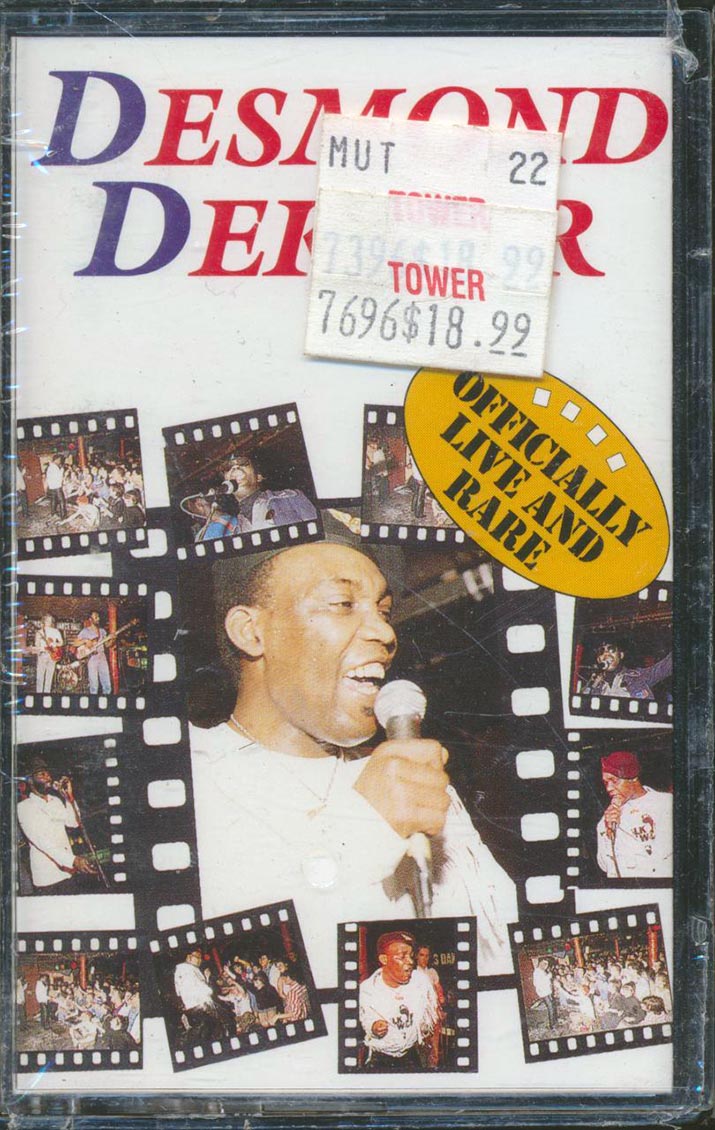 Desmond Dekker - Officially Live And Rare (orig. press) - TAPE, TAPE