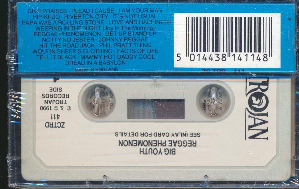 Big Youth - Reggae Phenomenon - TAPE, TAPE