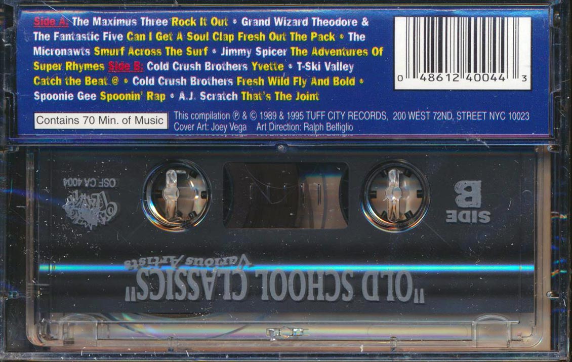 Maximus 3, Grand Wizard Theodore, Micronawts, Cold Crush Brothers, Etc. - Old School Classics - TAPE, TAPE