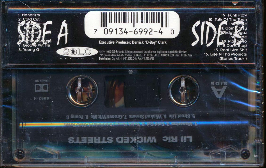 Lil Ric - Wicked Streets - TAPE, TAPE