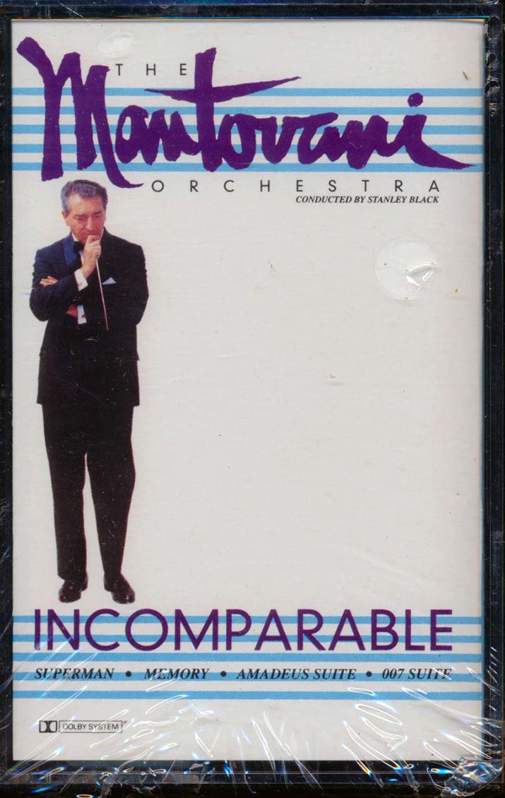 The Mantovani Orchestra - Incomparable (James Bond, Canon, Etc.) (orig. press) - TAPE