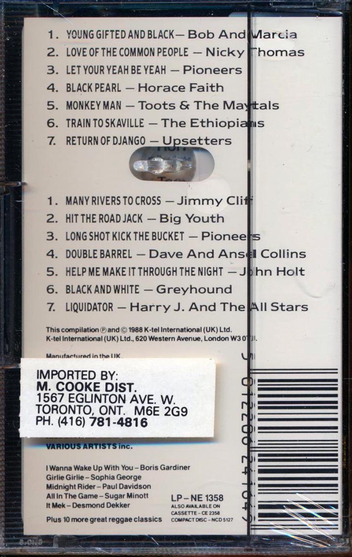 The Pioneers, The Ethiopians, Toots & The Maytals, The Upsetters, Etc. - Reggae Magic - TAPE, TAPE