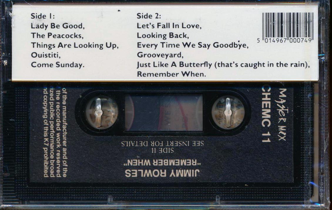 Jimmy Rowles - Remember When - TAPE, TAPE