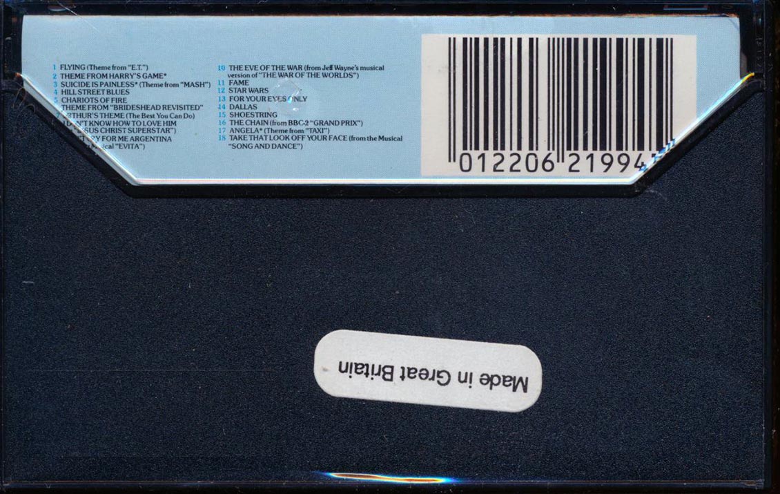 Clanned, The London Symphony Orchestra, Etc. - Visions - TAPE, TAPE