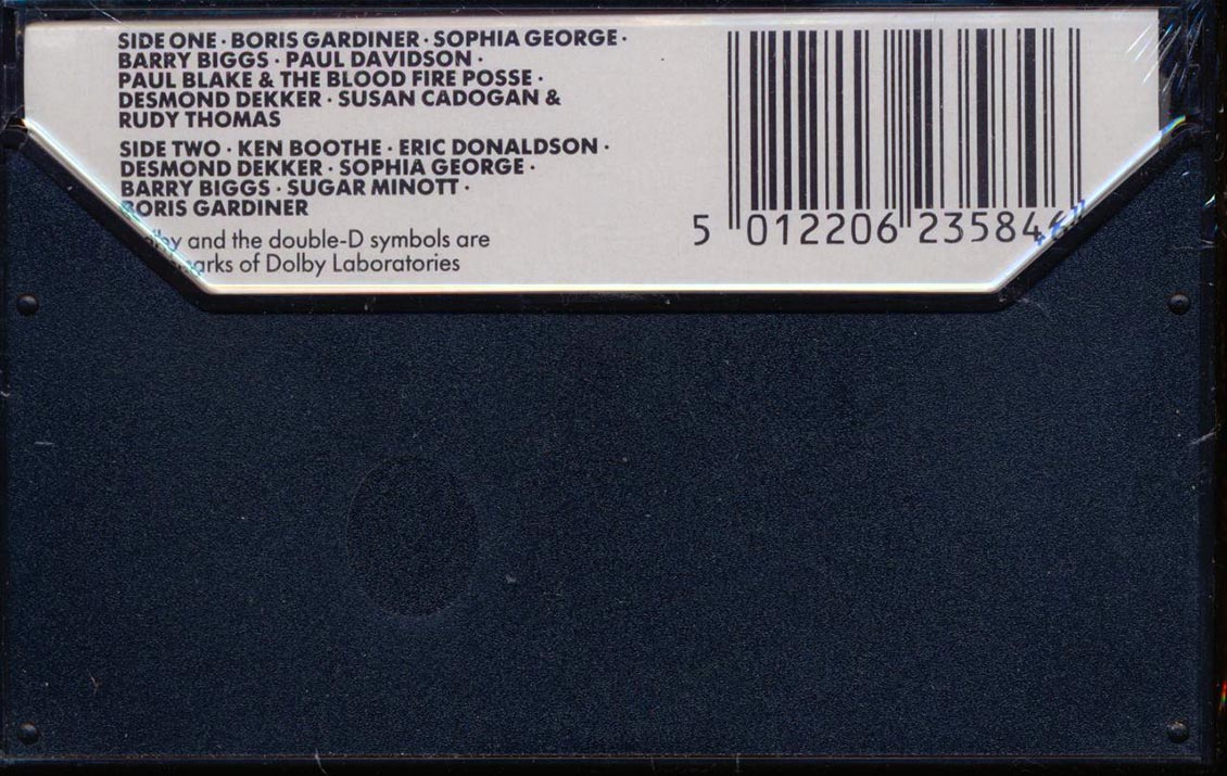 Ken Boothe, Desmond Dekker, Susan Cadogen, Eric Donaldson, Boris Gardiner, Etc. - Reggae Hits - TAPE, TAPE