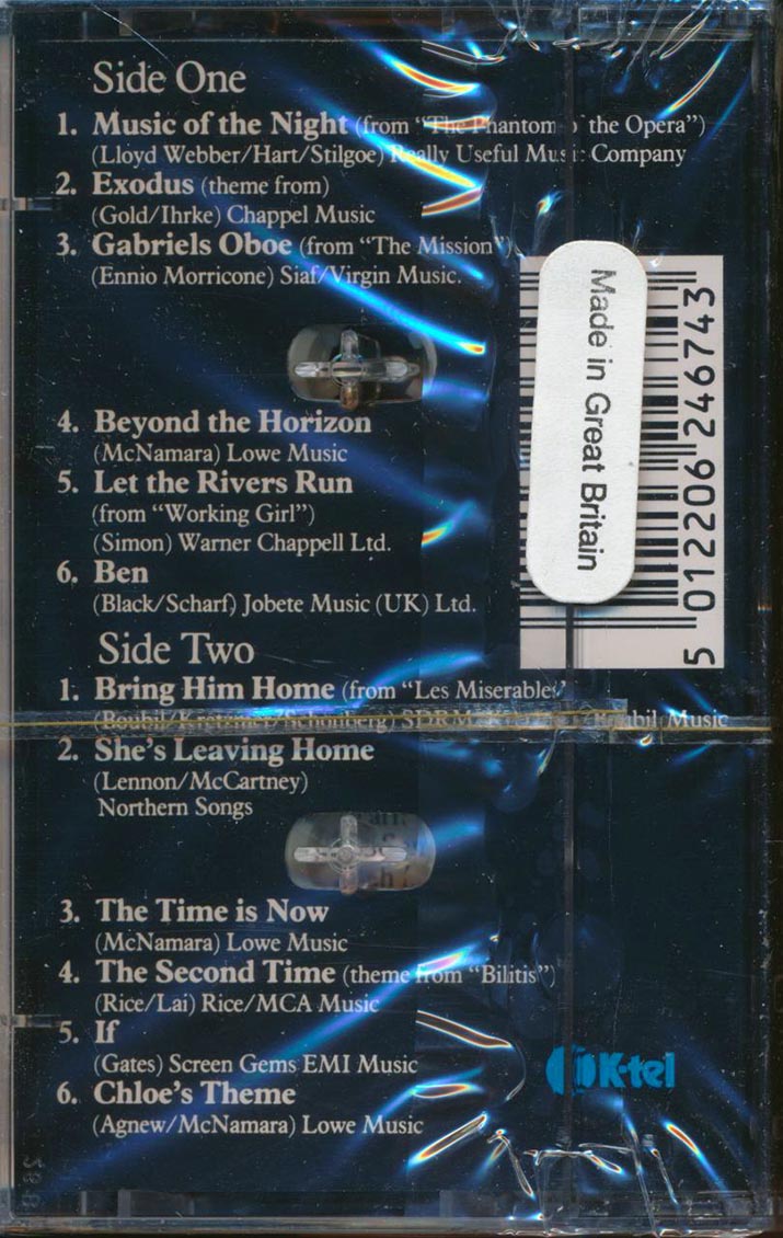 Frank McNamera & David Agnew - The Music Of The Night - TAPE, TAPE