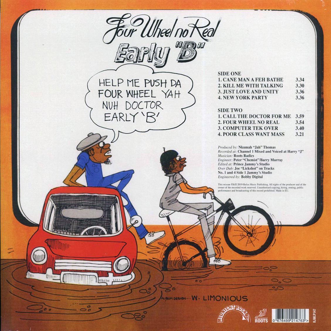 Early B - Four Wheel No Real - Vinyl LP, LP