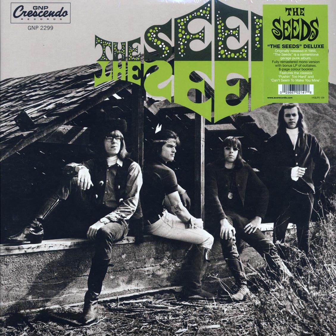 The Seeds - The Seeds (+9 bonus tracks) (mono) (2xLP) (180g) (deluxe edition) - Vinyl LP