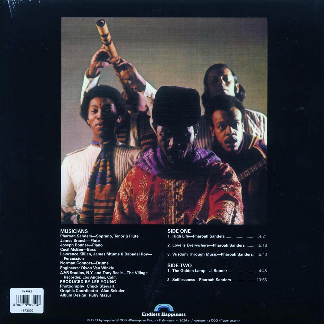 Pharoah Sanders - Wisdom Through Music (180g) - Vinyl LP, LP