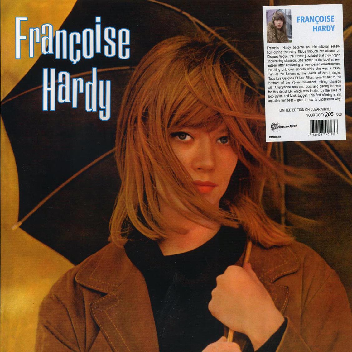 Francoise Hardy - Francoise Hardy (ltd. 500 copies made) (clear vinyl) - Vinyl LP