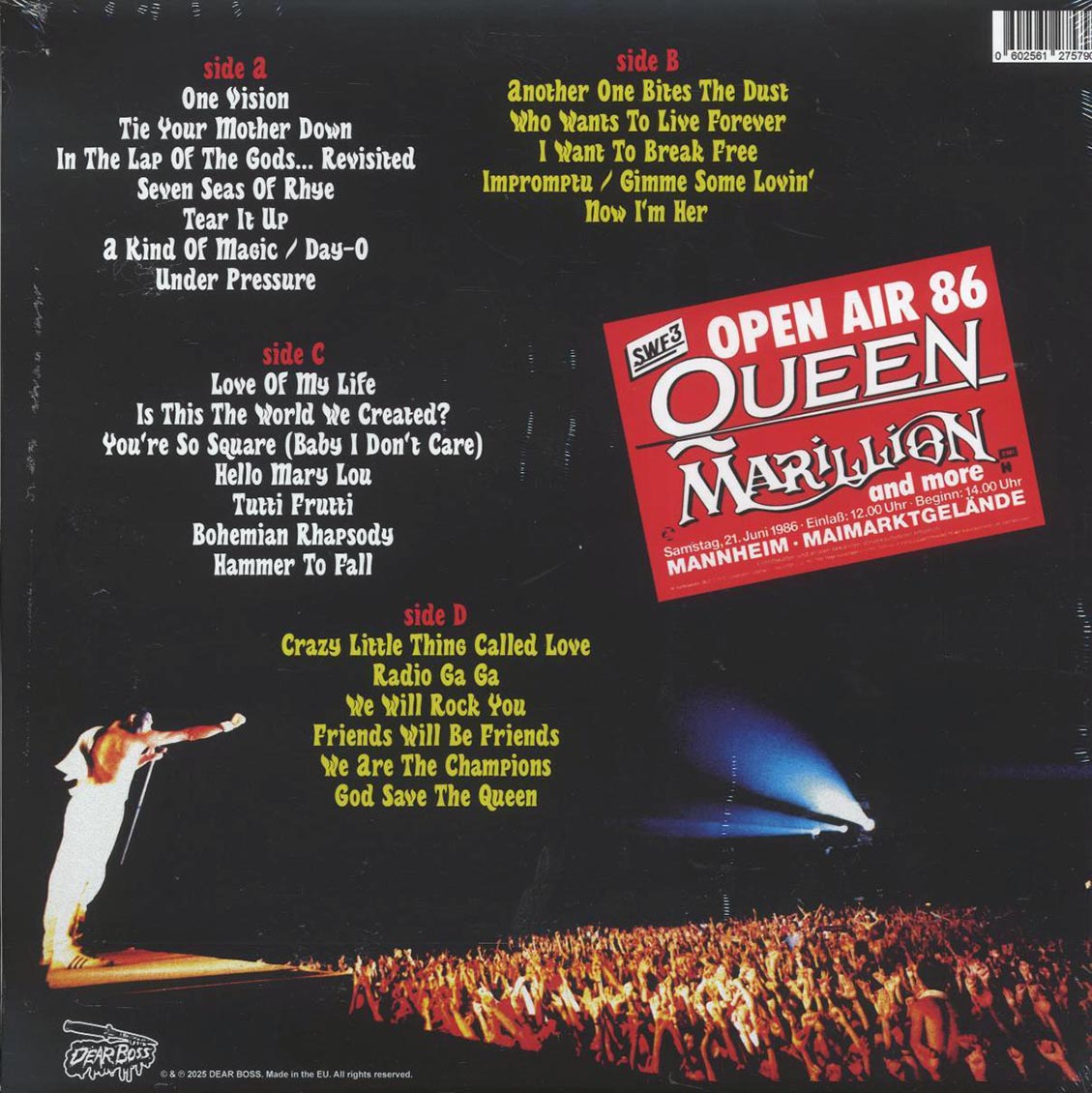 Queen - Reigns The World! Live In Mannheim 1986 (2xLP) - Vinyl LP, LP